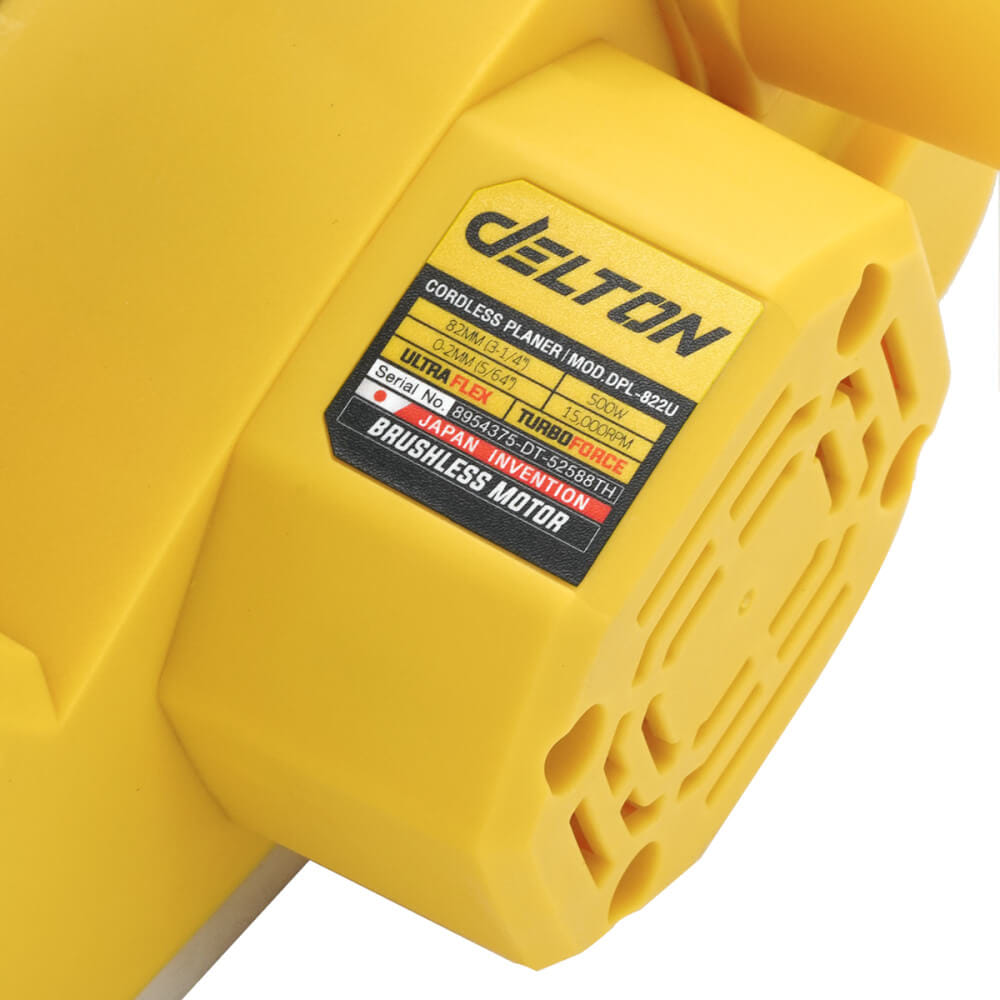 กบไสไม้ไร้สาย (พร้อมแบตเตอรี่) DELTON รุ่น DPL-822U ULTRAFLEX 20V 4AH_6